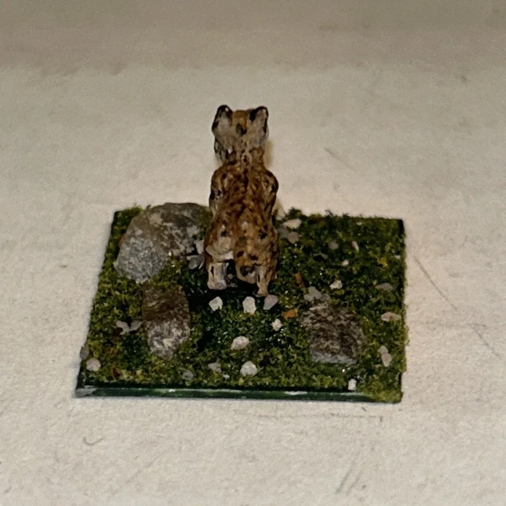 Ral Partha‎ Warhammer Metal Painted Miniature Animal Dog Cat Bobcat Wolf